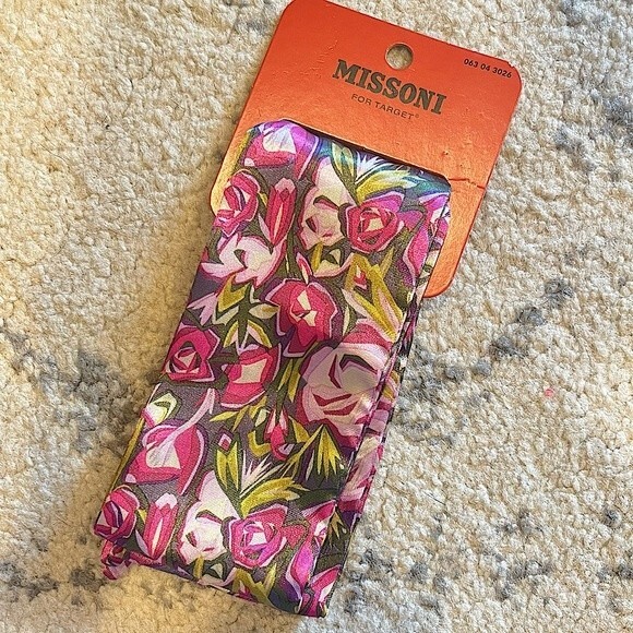 NWT Missoni For Target Passione Floral Roses Hair Headband Head Scarf - Picture 1 of 4